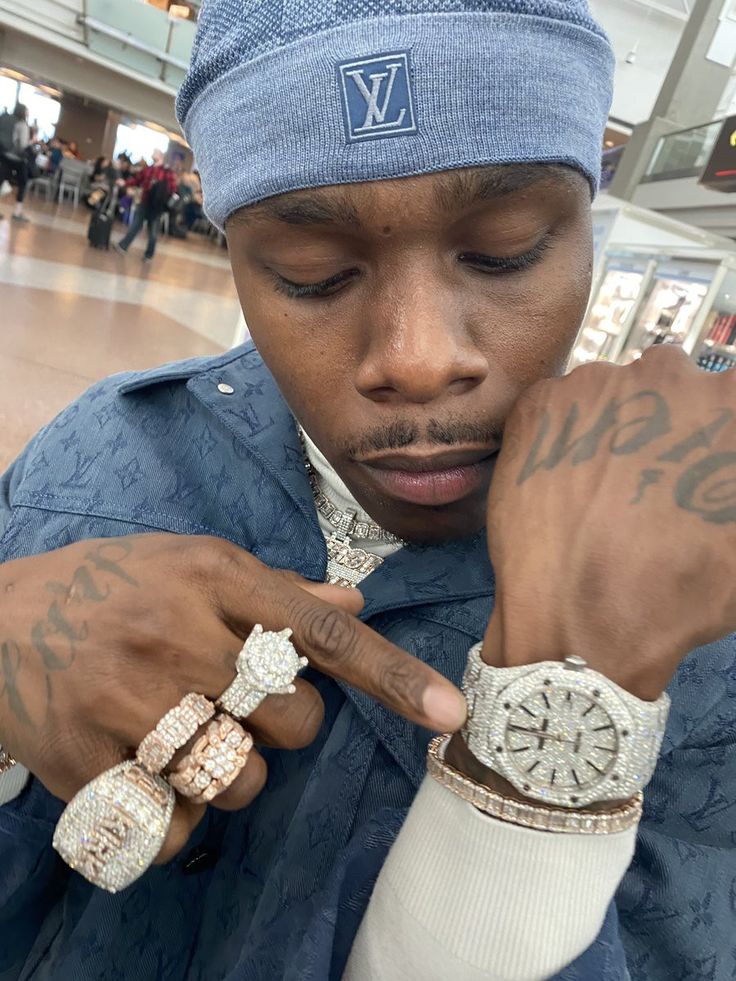 Iced Watch worn by celebrity - MILSOVAULT Premium Jewelry